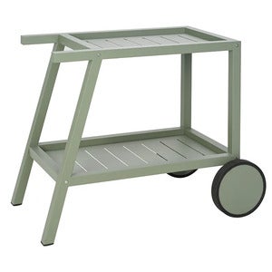 Samvaro serving trolley Dusty Green