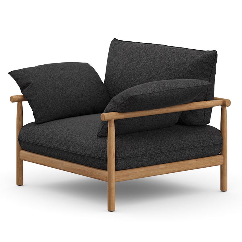 Tibbo XL lounge armchair vulcano