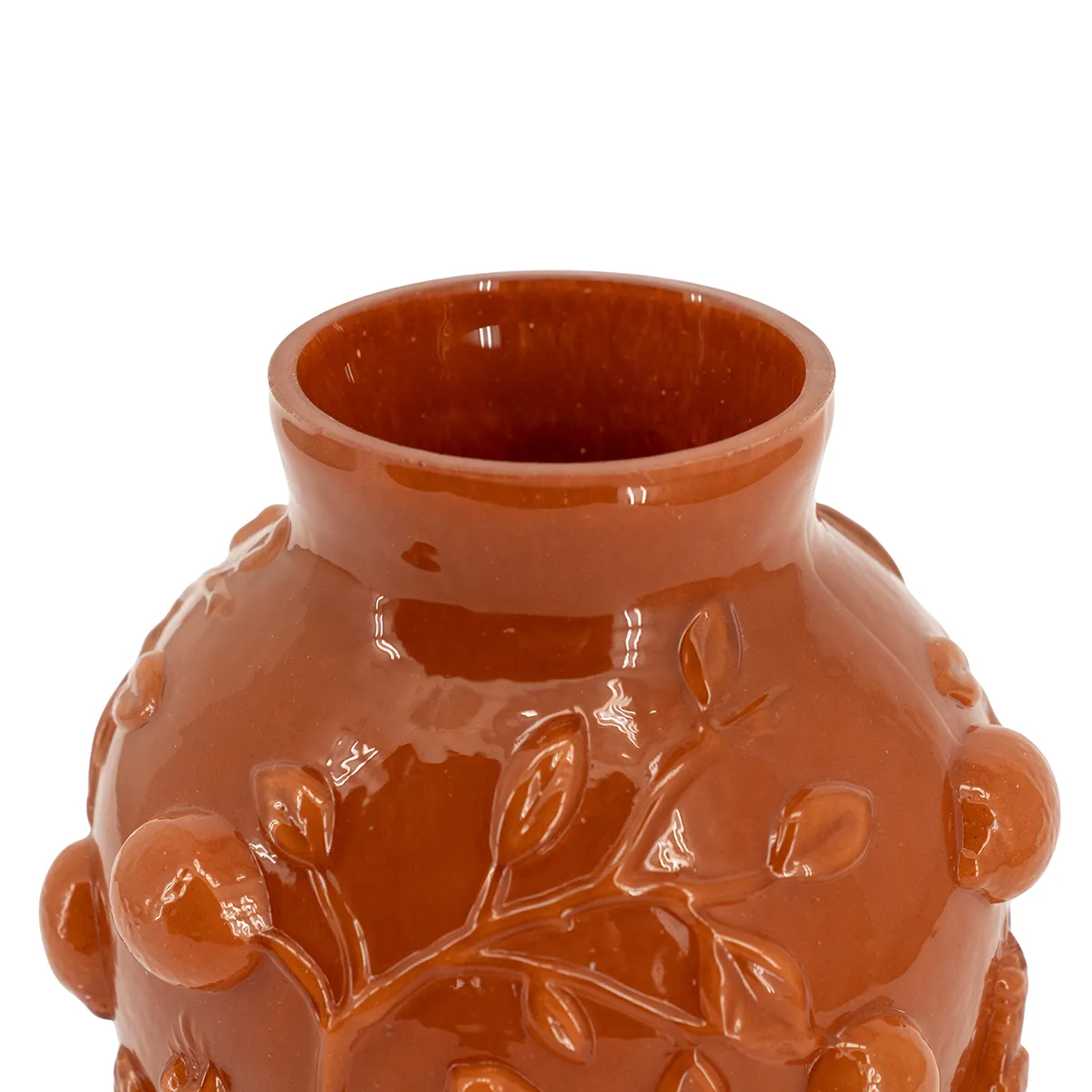 Hand-Blown Vase Aru H22 cm Caramel