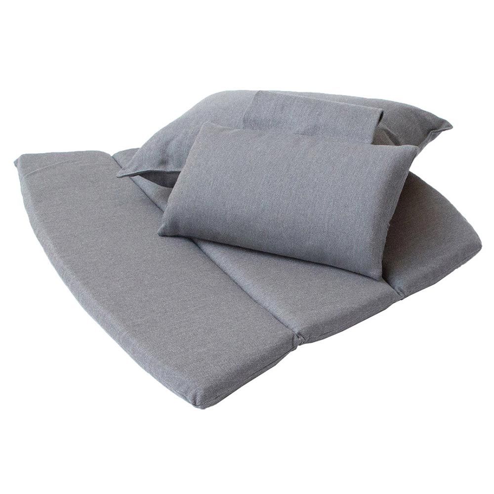 Breeze Cushioned Lounge Chair Grey, Subrella Natte