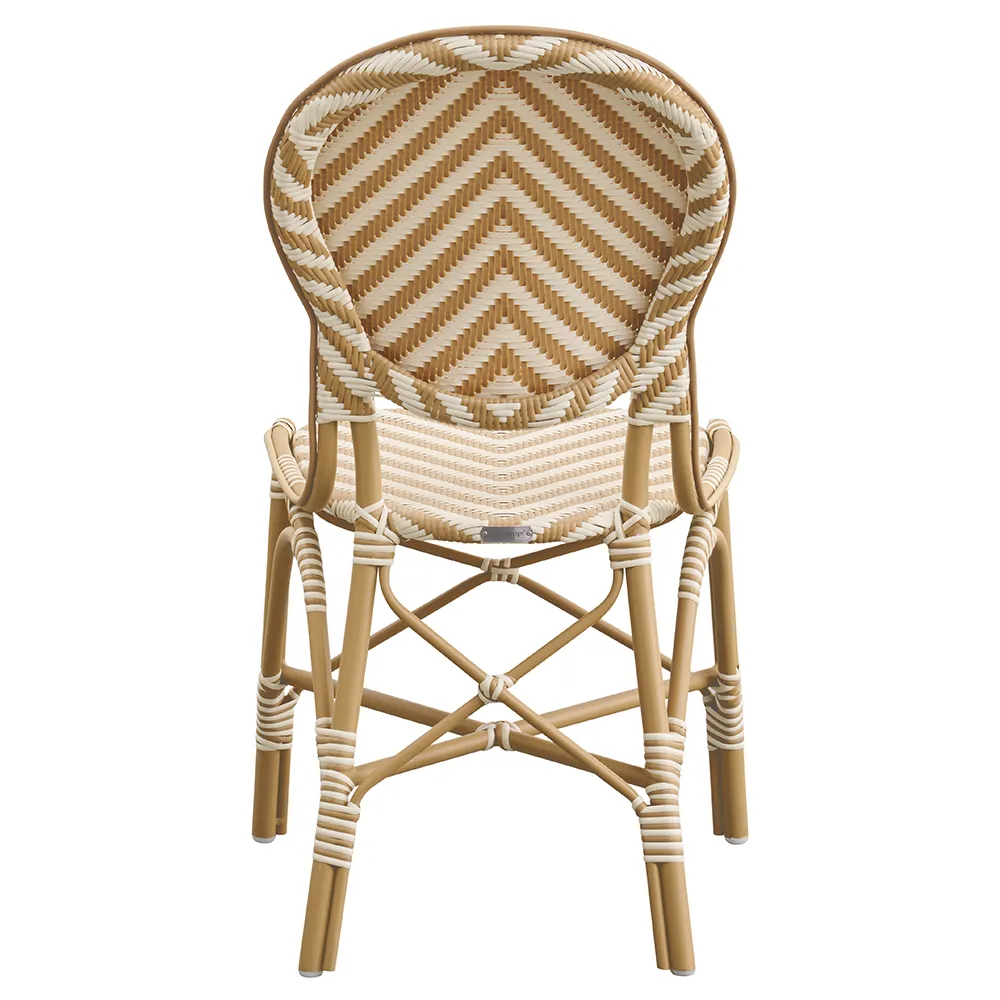 Isabell outdoor dining chair ivory/honey