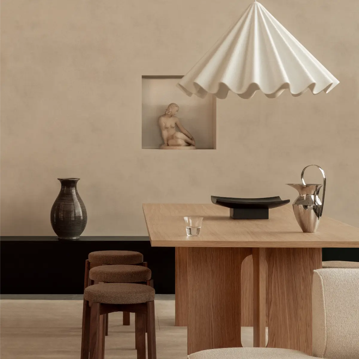Dancing Ceiling Light Off-white Ø95 cm