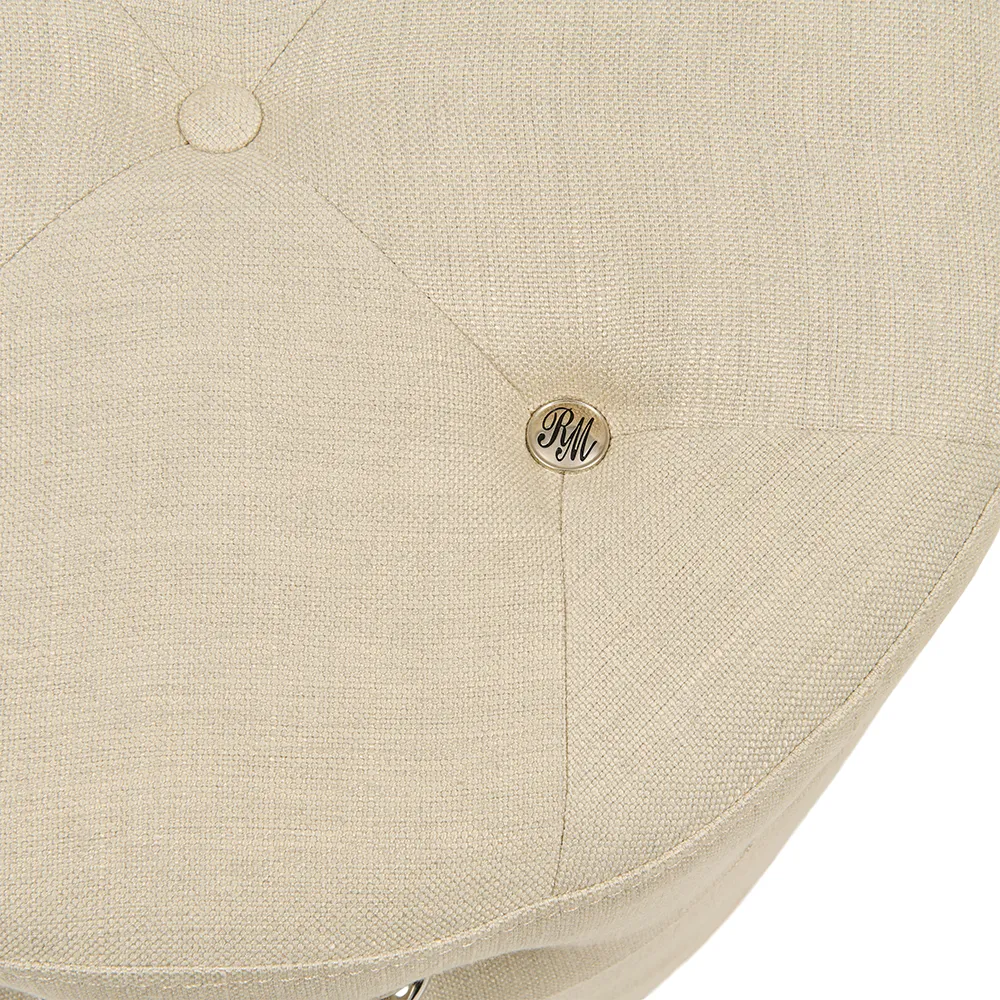 Footstool Bowery Flax