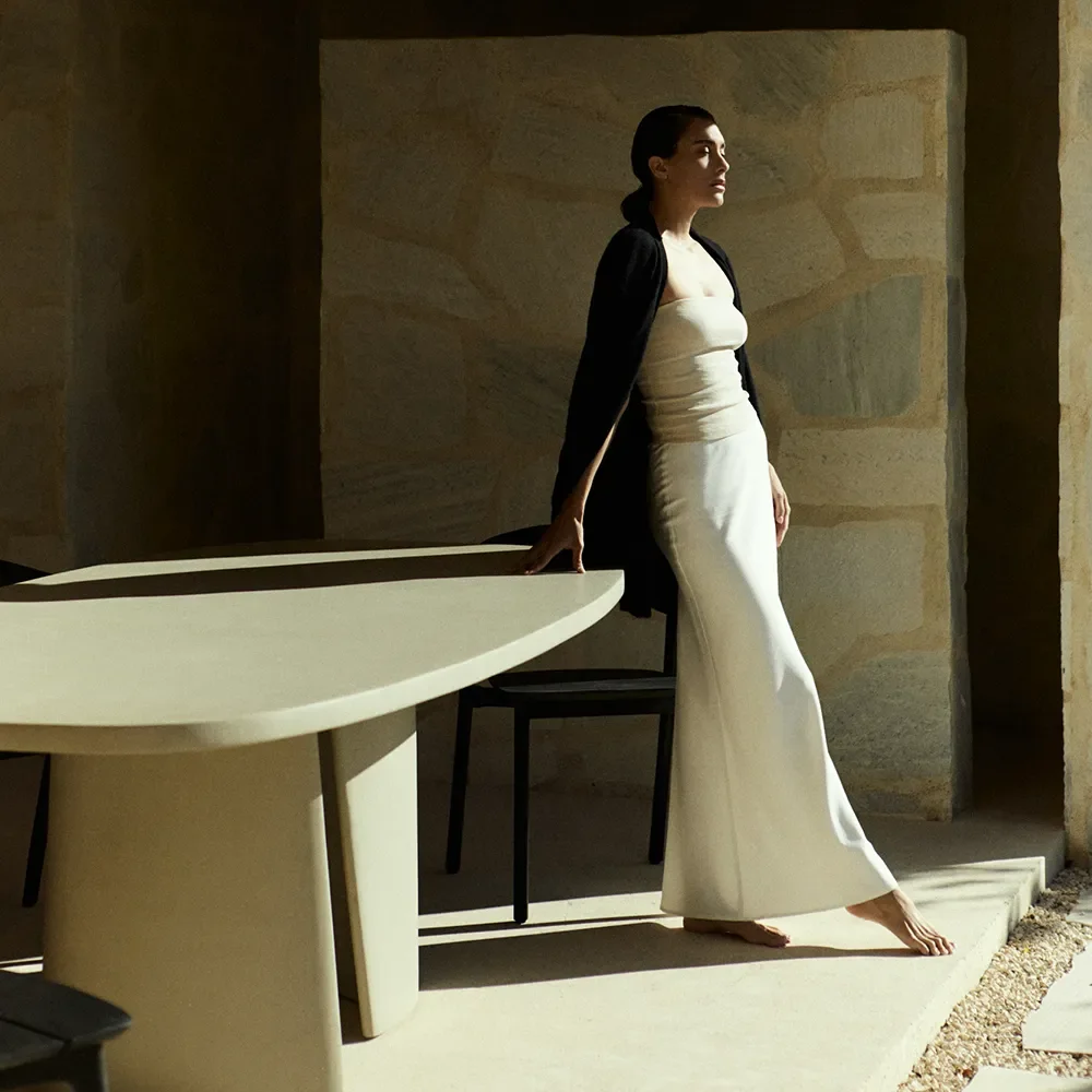 Canyon Dining table concrete 230x115 cm