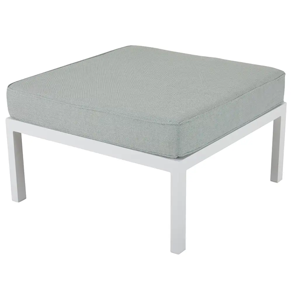 Weldon footstool white/tea