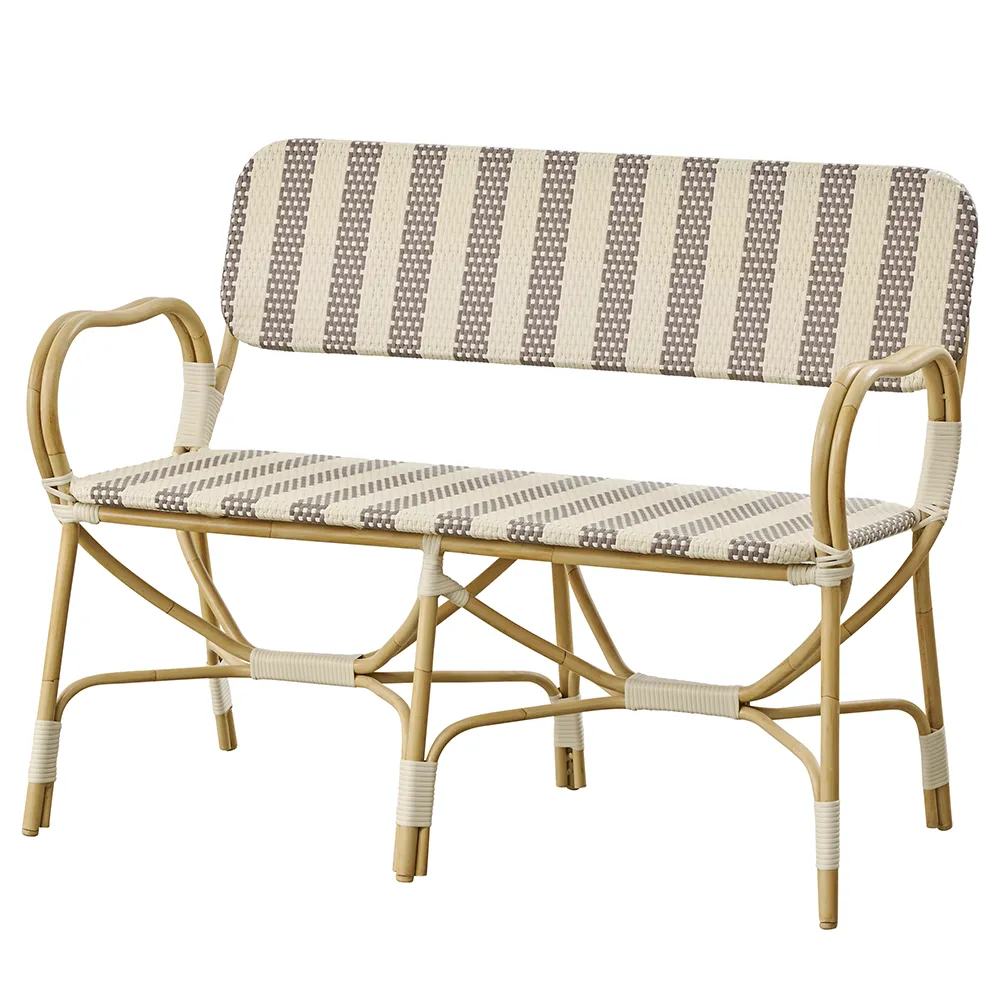  Bistro bench 2-seater STRIPED