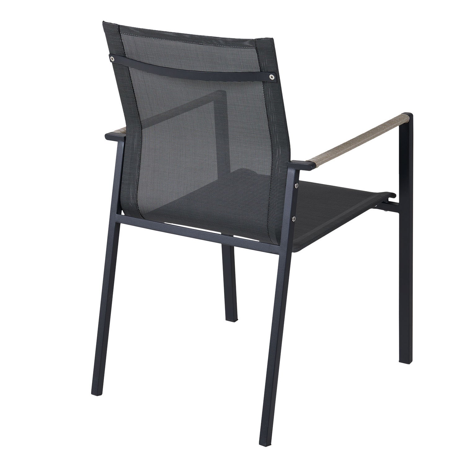 Lyra armchair black/grey