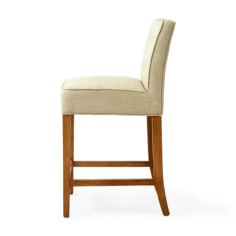 Cape Breton bar stool Linen flax