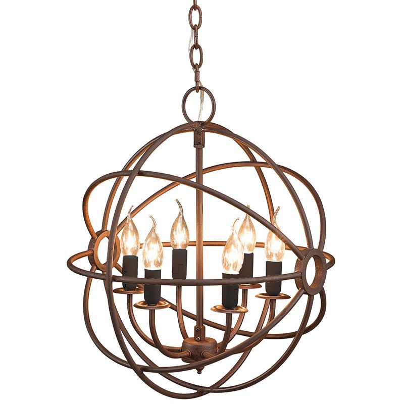 Ceiling light Rome Antique Rust 45 Cm