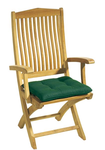 Laos seat cushion 42x45 cm dralon Black