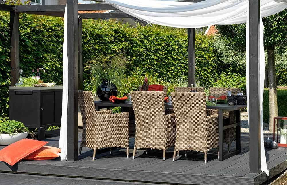 Vevi dining table 95x230 cm black