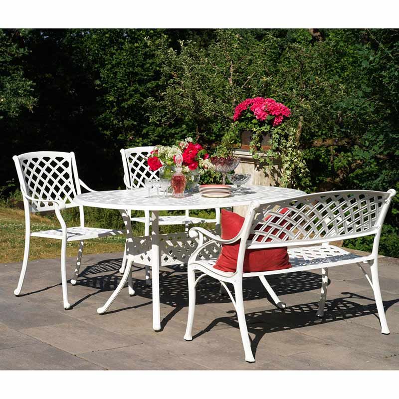 Arras armchair white