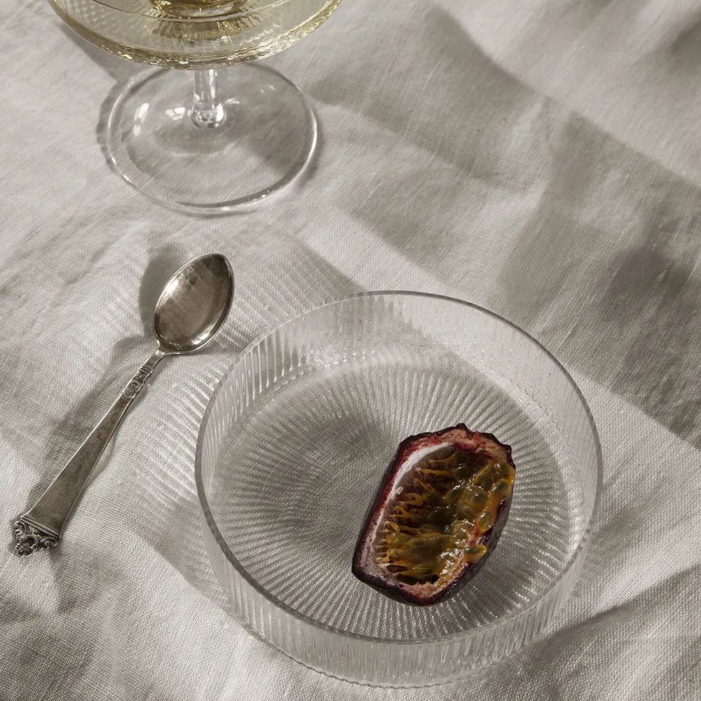 Ripple Serving Bowls - Set of 4 - Clear