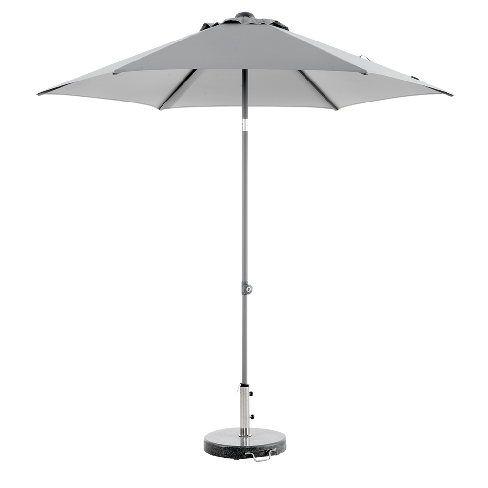 Poppi parasol 250 cm grey