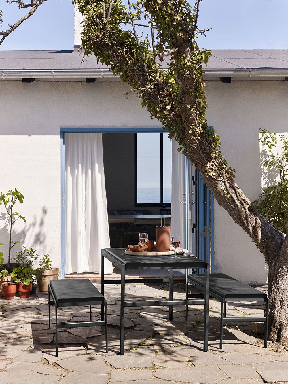 Reform Bench 110 cm Forest green