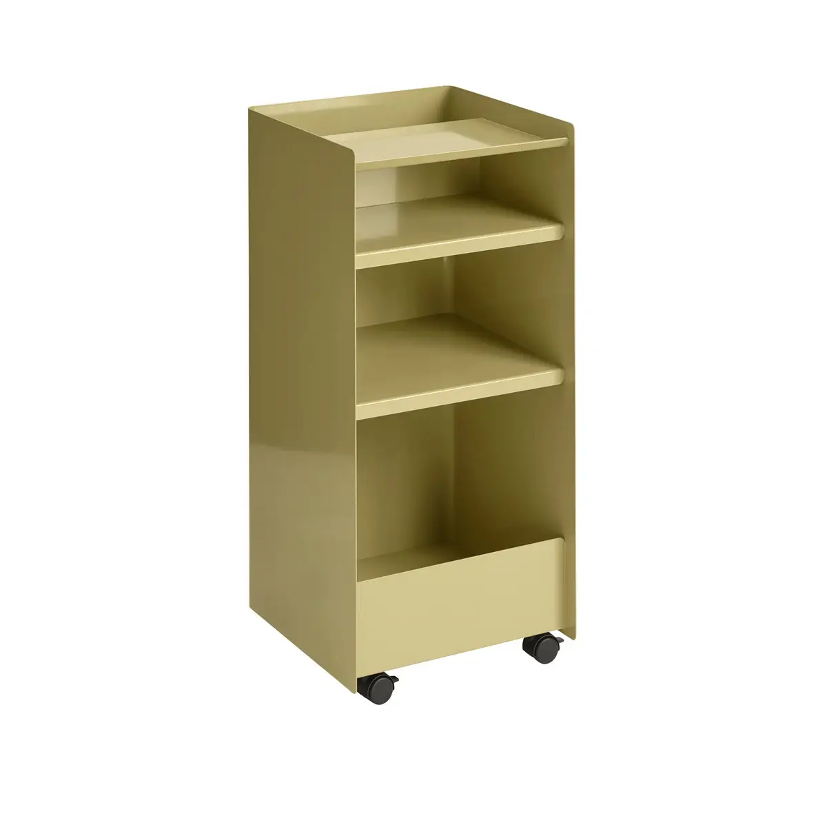 Folded Trolley H 83,7 cm Open - Dark Beige Green 