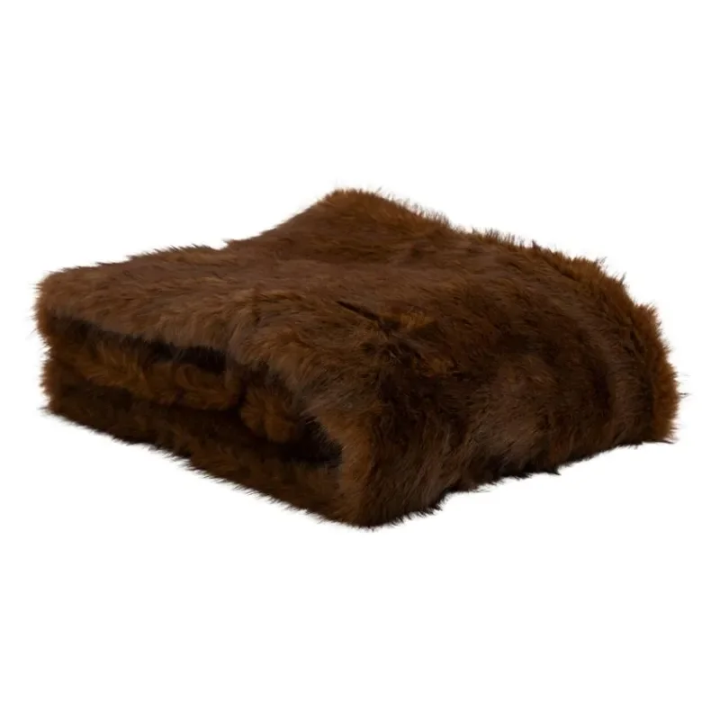 Foxy Fox Plaid 170x130 cm Polyester mid brown