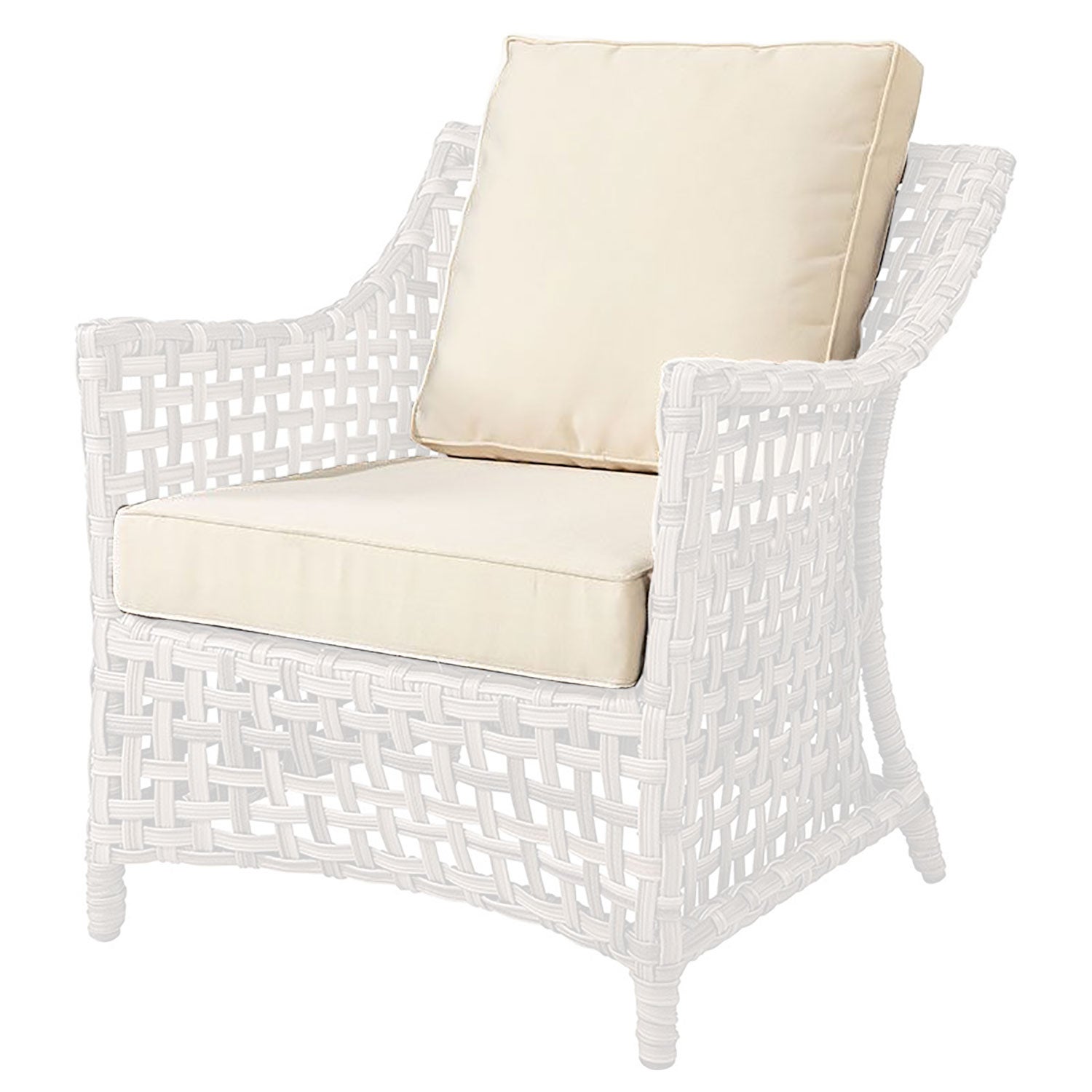 MALAGA armchair cushion set Nature