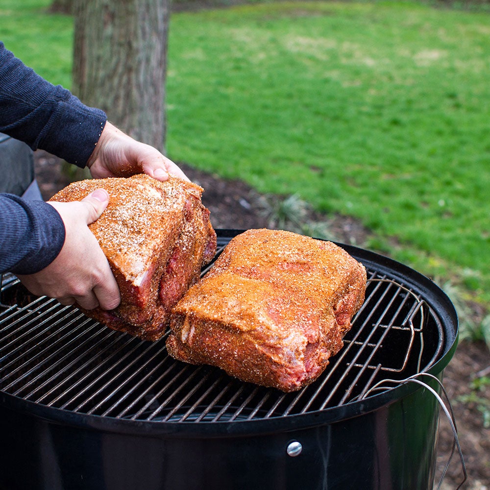 Smokey mountain cooker 57 cm black cast iron