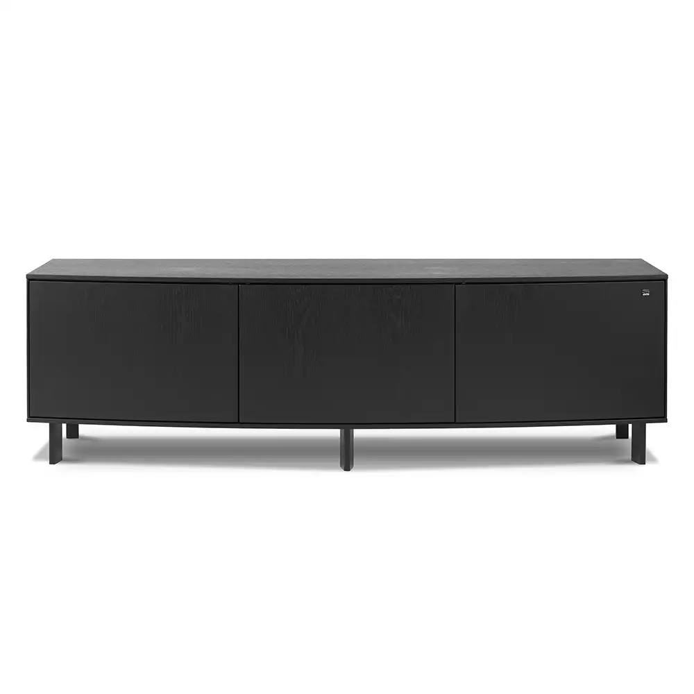 SM411 Media bench Black Oak