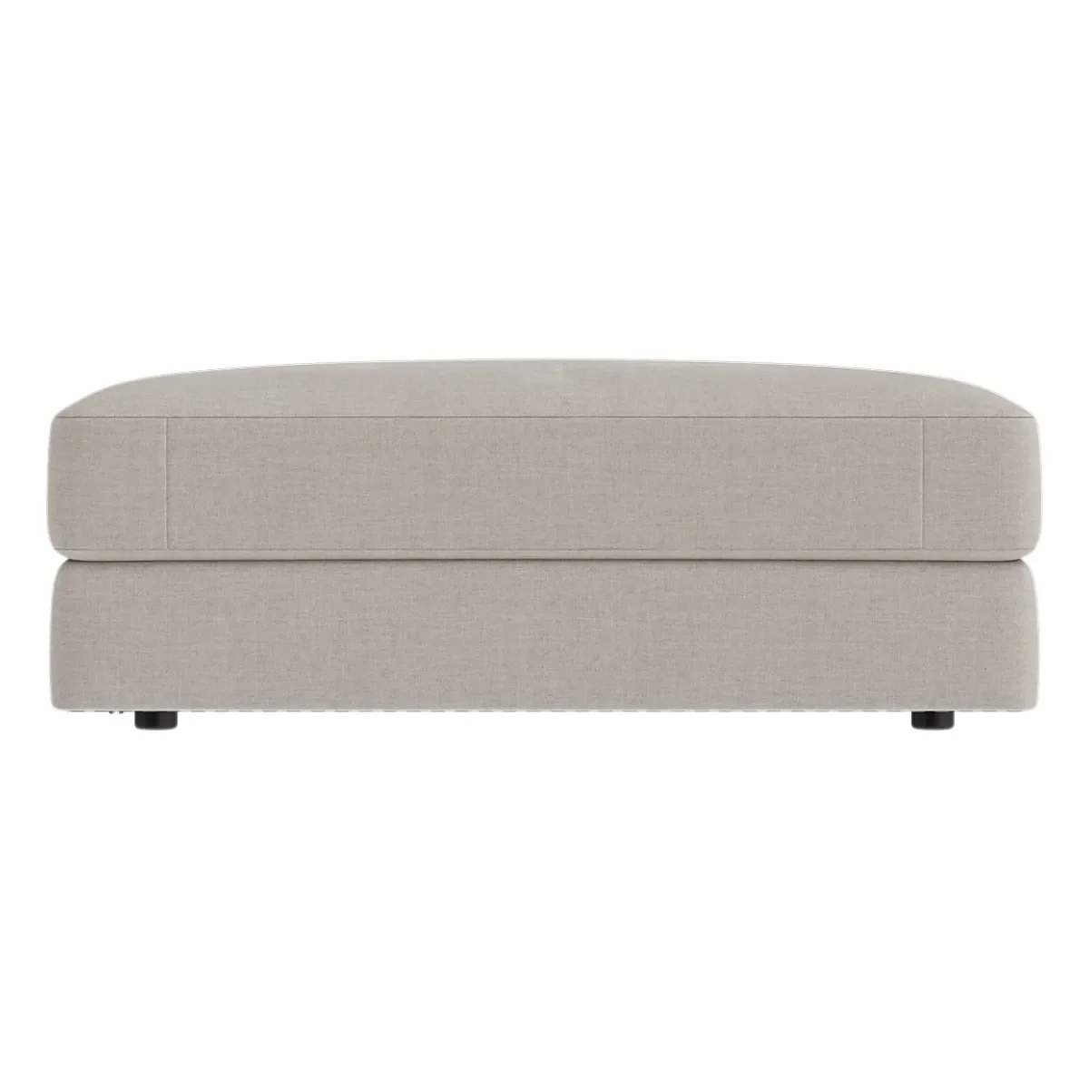 Reno footstool 112x112 cm Hailey shell