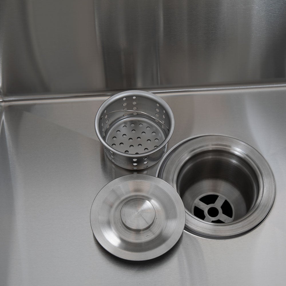 Fornax kitchen unit sink/tap black/grey