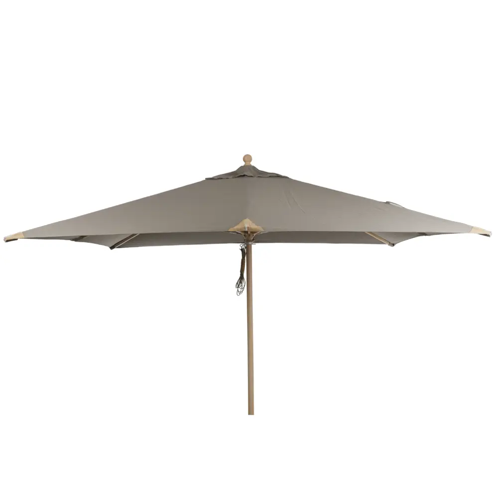  Como wooden parasol 3x3 m/taupe