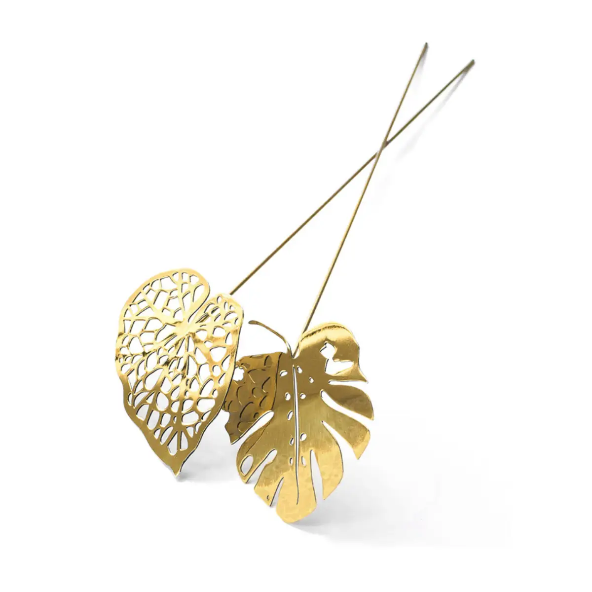 Brass Leaves Water decorative leaves brass