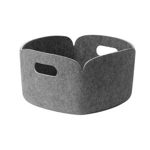 Restore Basket 28 x 28 cm - Grey Mélange