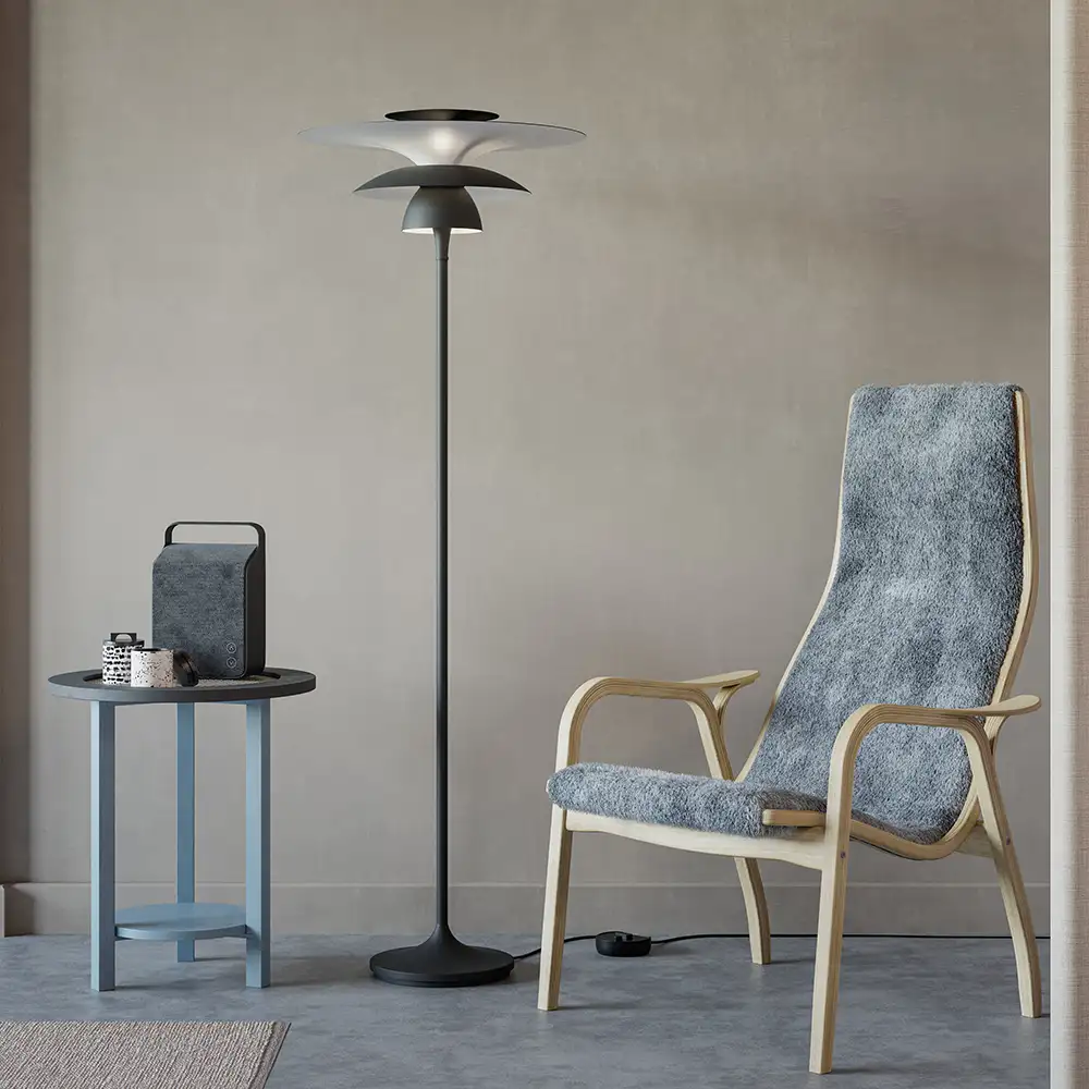 Picasso floor lamp 1490 mm Matt black