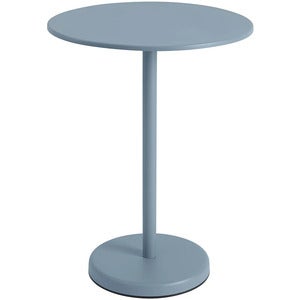 Linear Steel Bar table Ø70 h: 95 cm Pale Blue 
