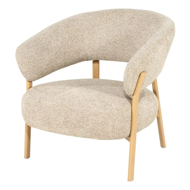Sedia lounge chair 73,5x72x75 cm natural