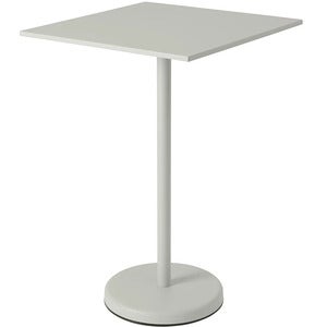 Linear Steel Bar table 70x70 cm Grey 
