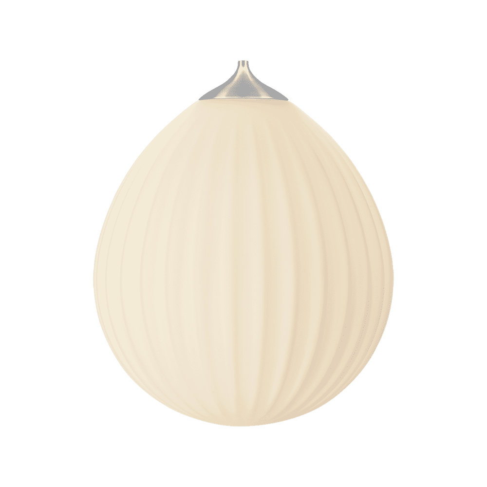 Around the World Lampshade Ø35 cm White/Brushed steel