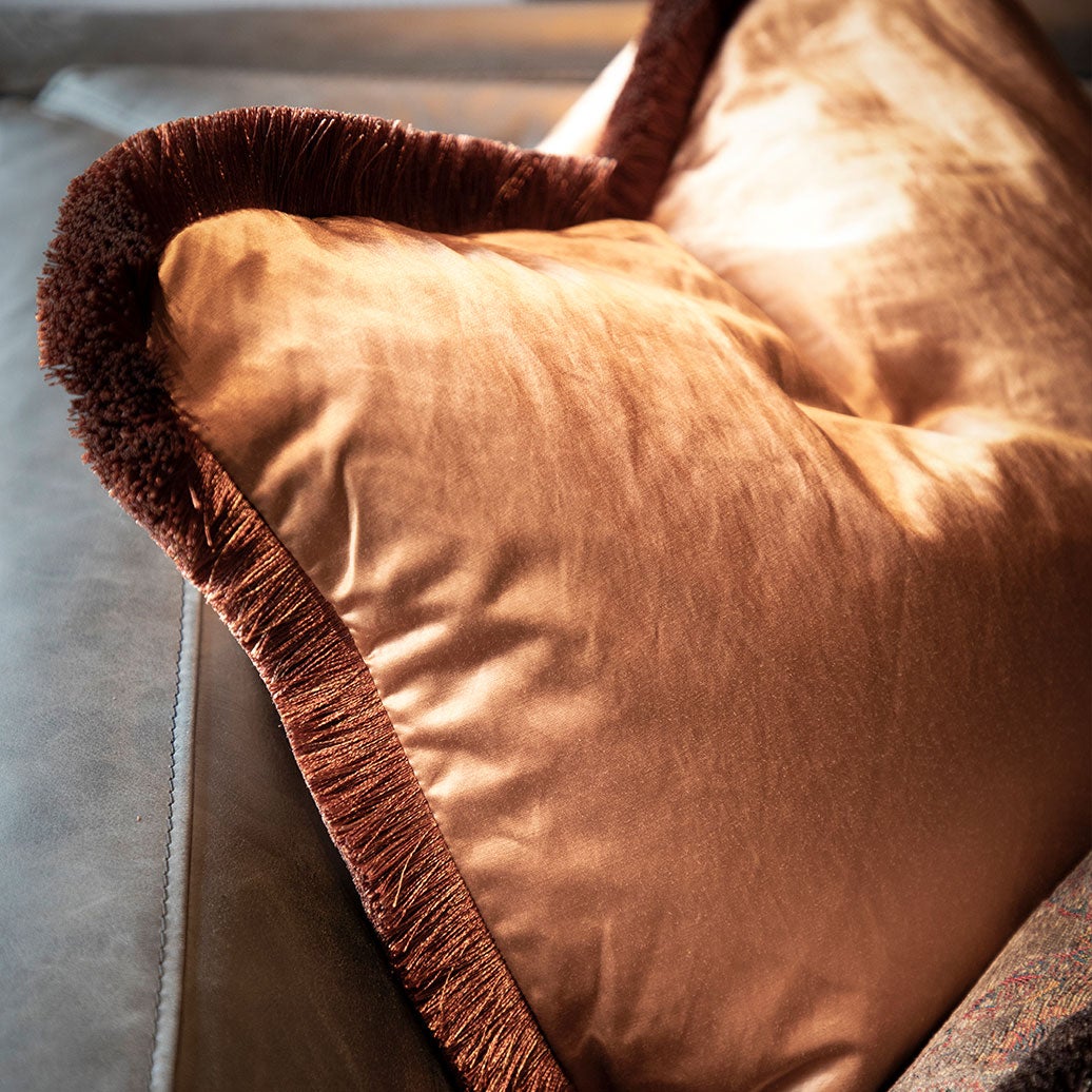 Dorsia Terra Cushion Cover Fringe 50X50