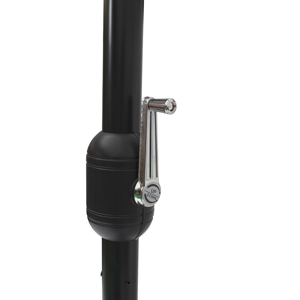 Parasol 300 cm beige aluminum 