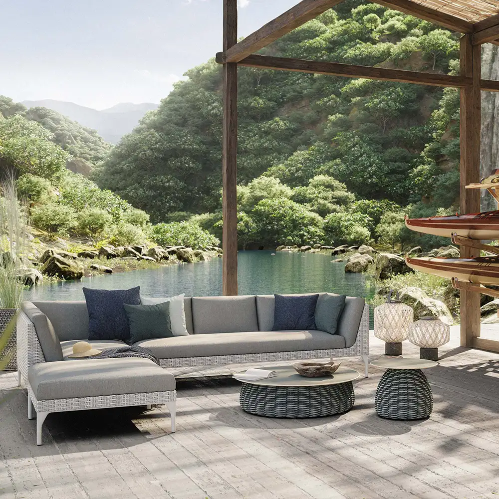 MU 4-seater sofa vulcano