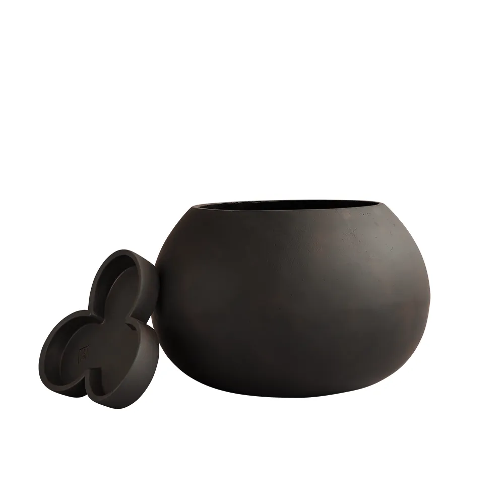 Urchin pot Medio - Coffee