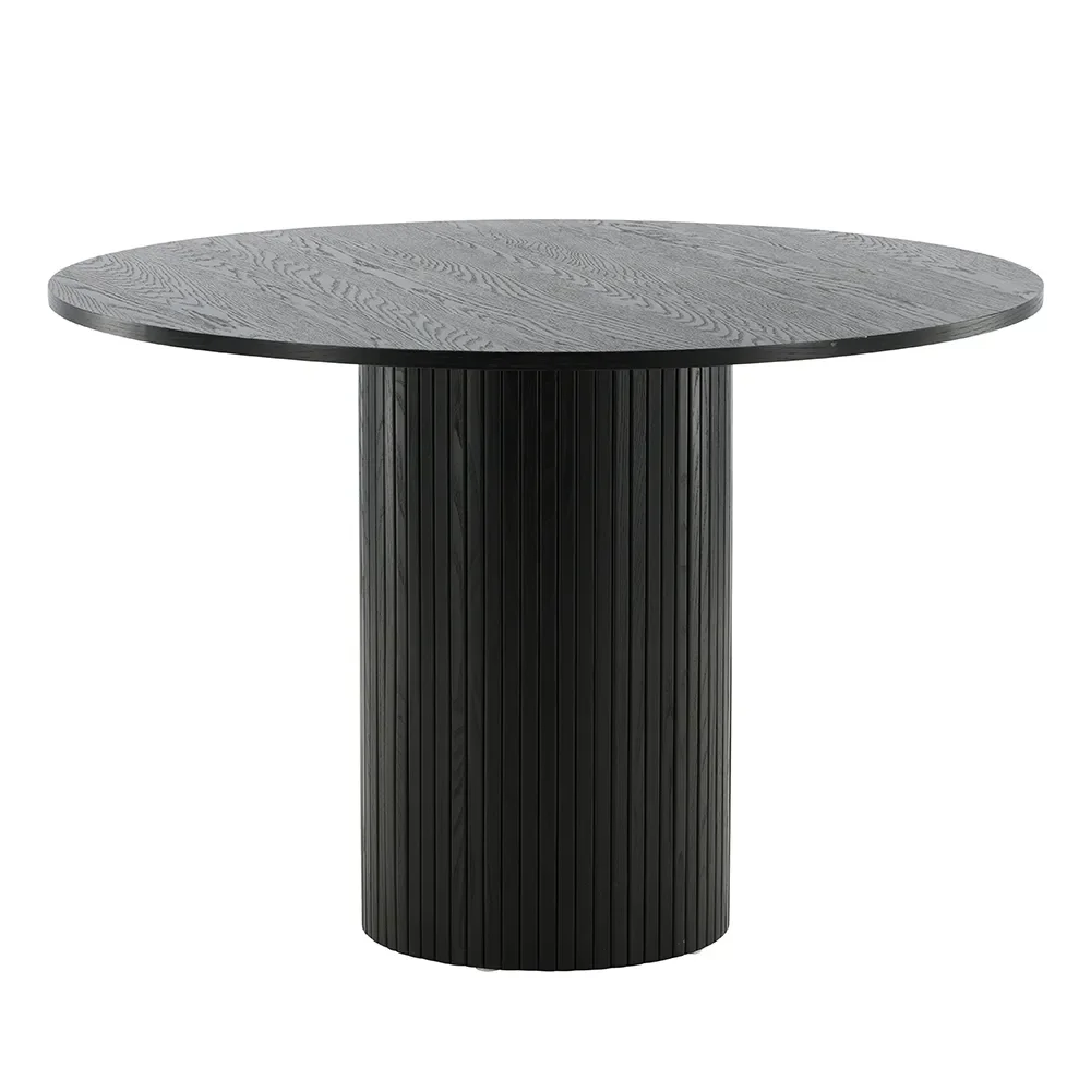 Bianca Dining table Ø110 Black