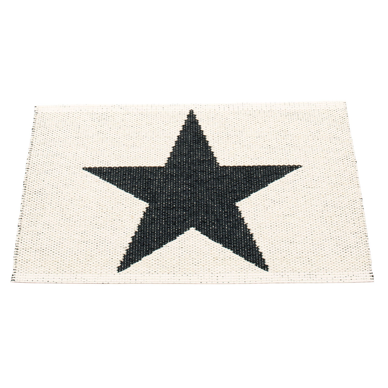 Viggo Carpet 70x50 cm one black / vanilla