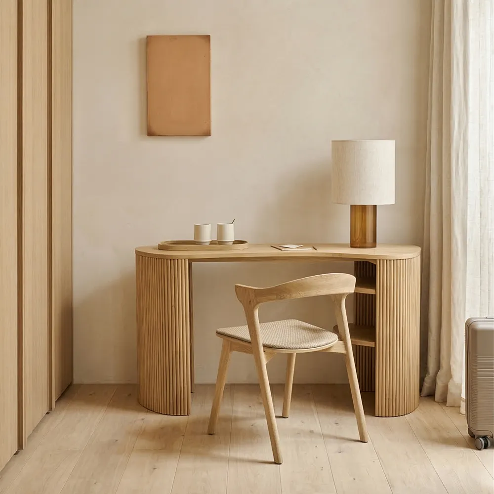 Desk in Oak Roller Max