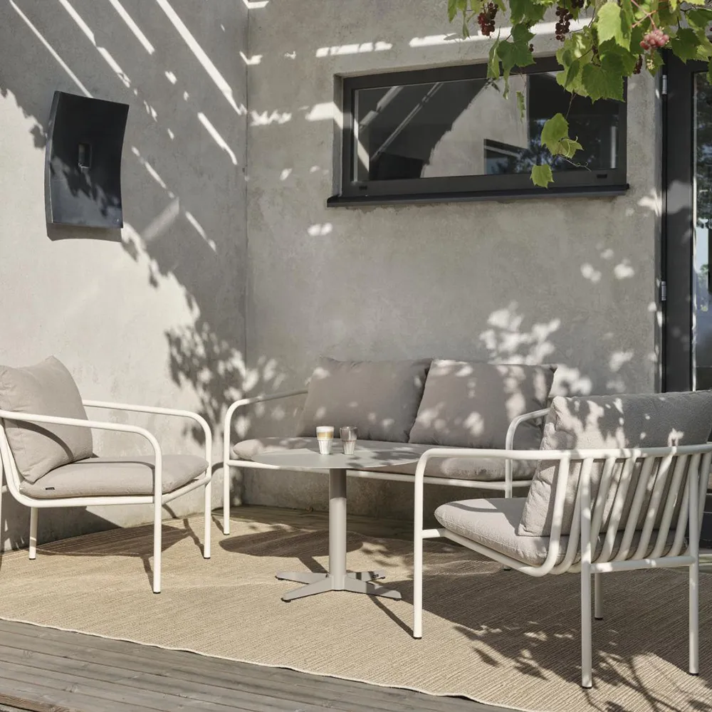 Bendt Sofa Teddy Beige/Pearl White