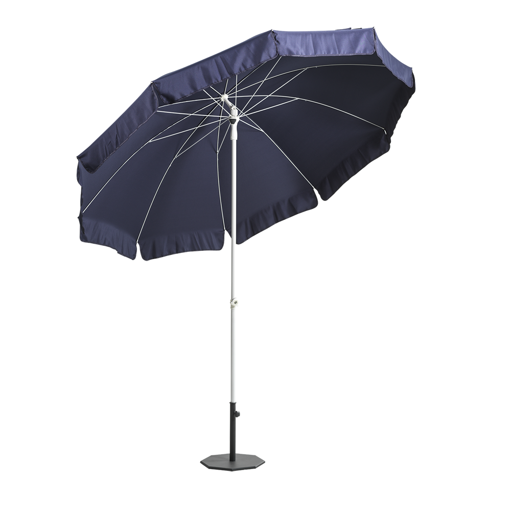Follina beach umbrella 240 cm Navy blue