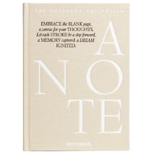 Notebook - Just a Note, Beige