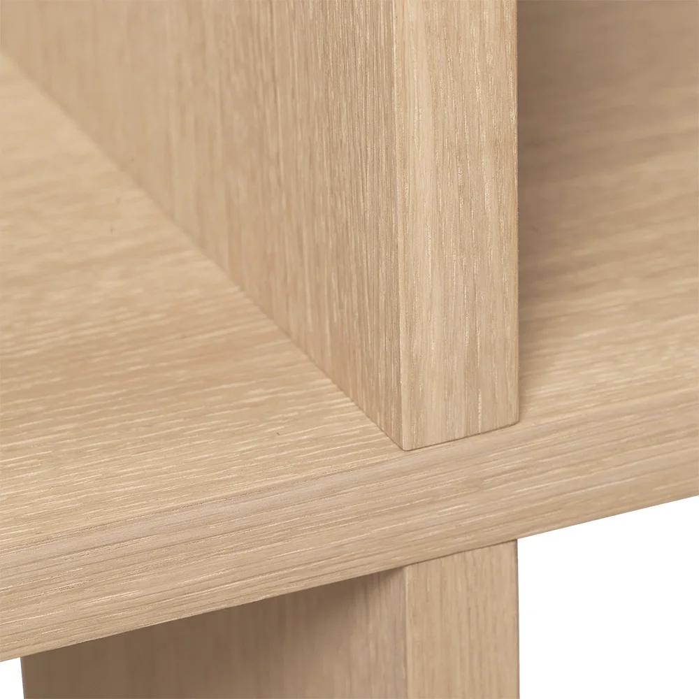 Kona Bookcase 1x4 - Natural oak