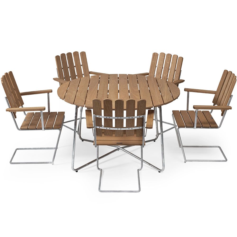 9A Table 100Cm Oiled Oak