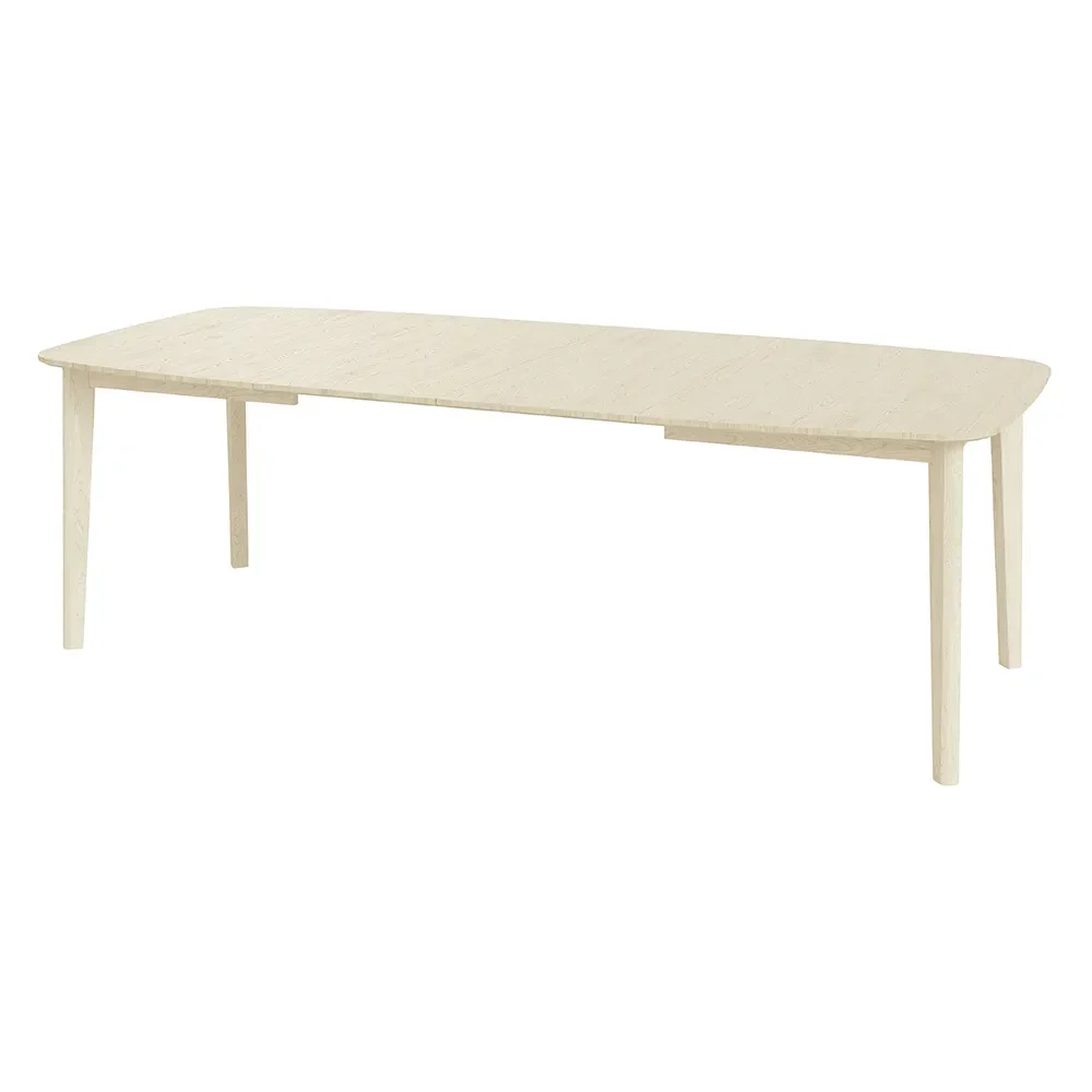 Sm118 Table Solid Oak White Oil