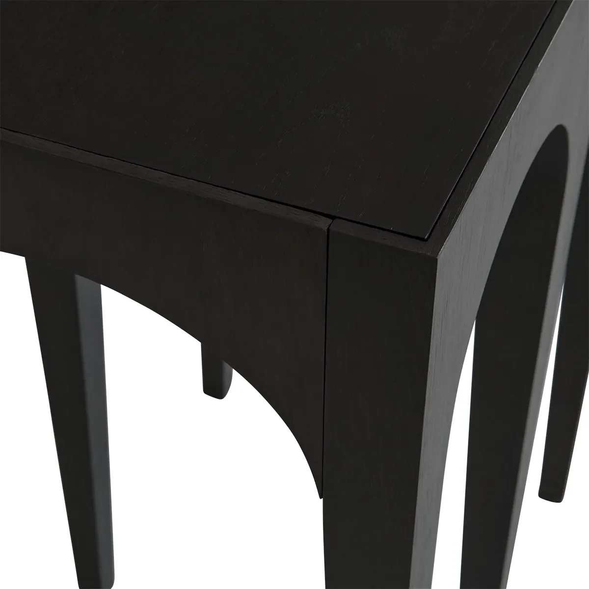 Bow Console, Big - Coffee Black Oak