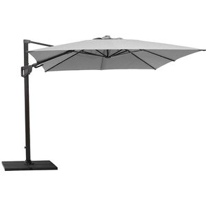 Hyde Luxe Tilt Parasol 300X300 cm Light grey
