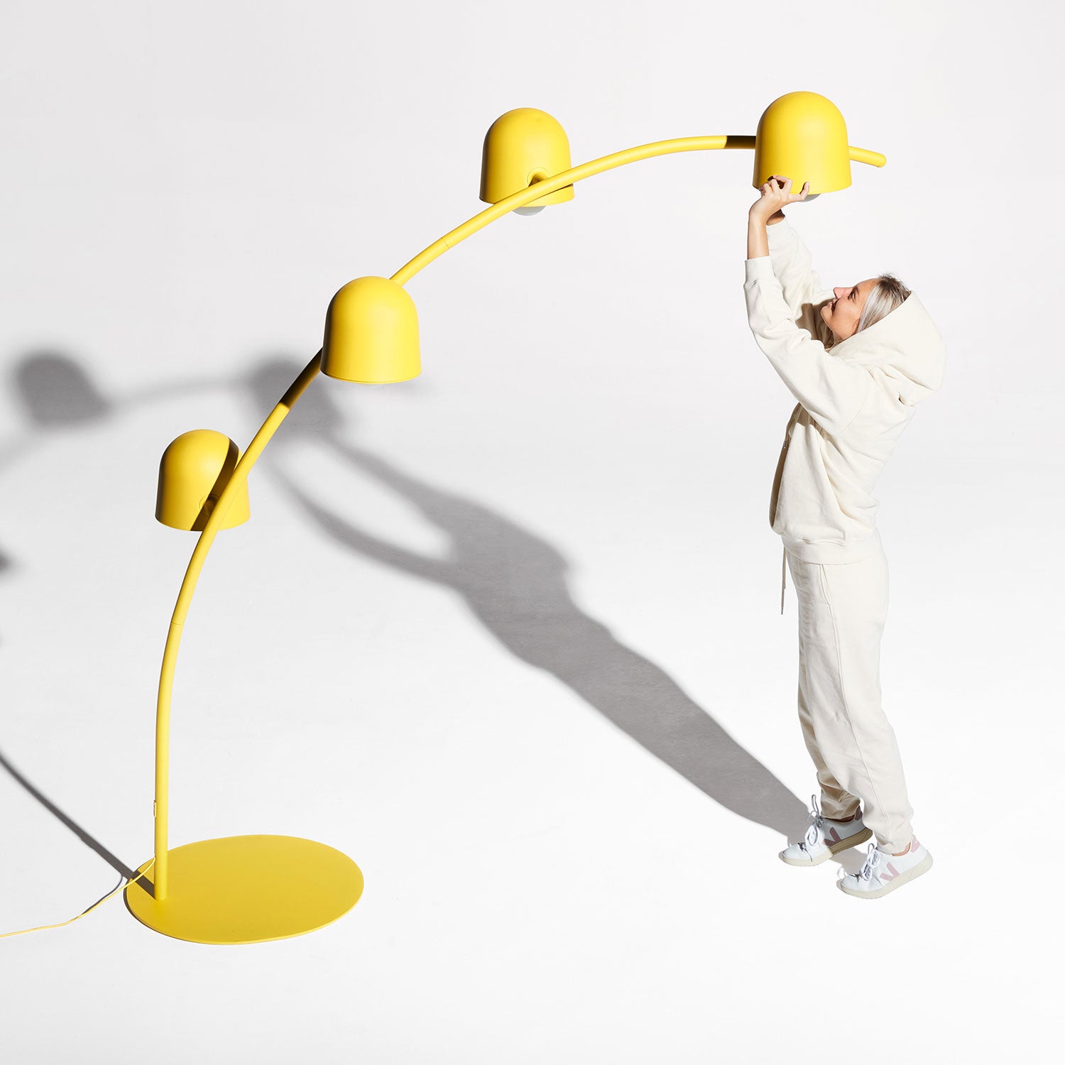 Big lebow floor lamp anthracite